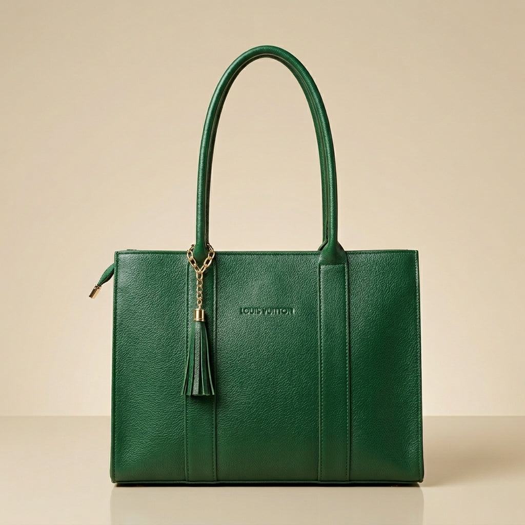 Premium Shoulder Handbag with Tassel Detail