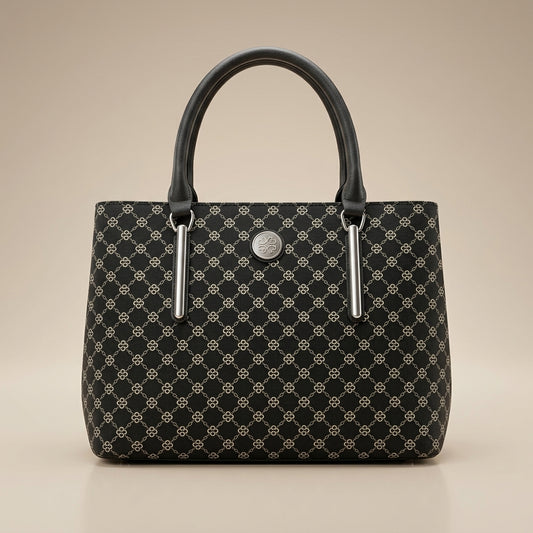 Signature Pattern Tote Bag for Women