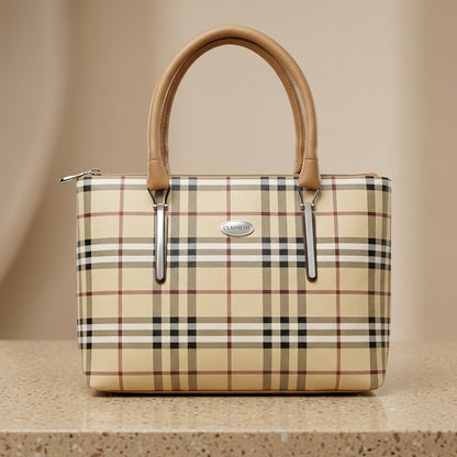 Signature Pattern Tote Bag for Women
