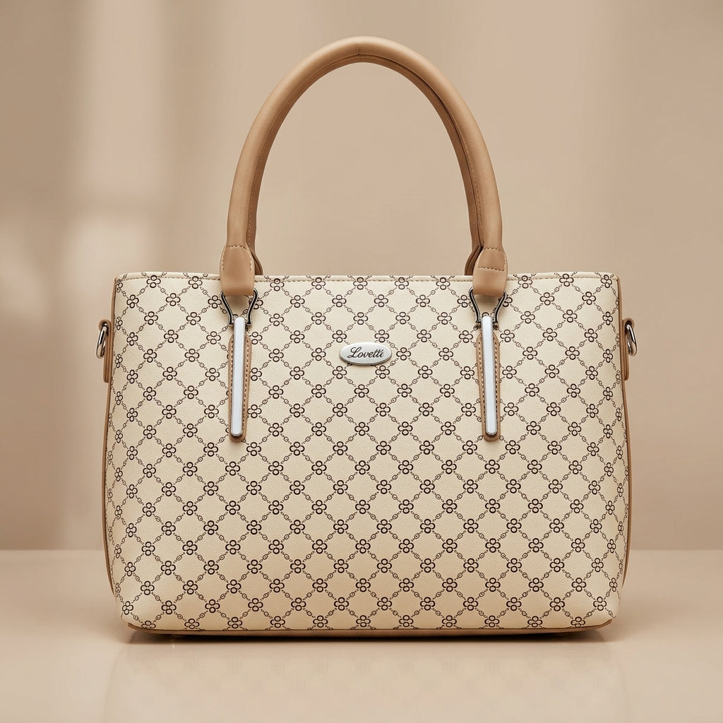 Signature Pattern Tote Bag for Women