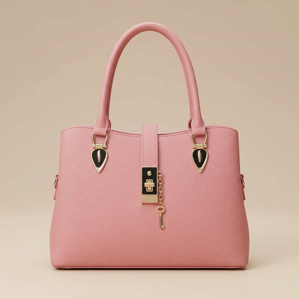 Luxury Lock Detail Handbag for Women
