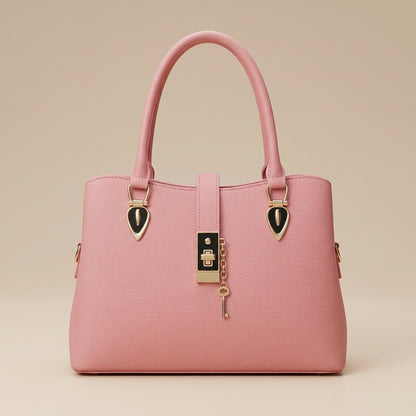Luxury Lock Detail Handbag for Women
