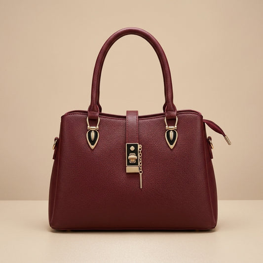 Luxury Lock Detail Handbag for Women
