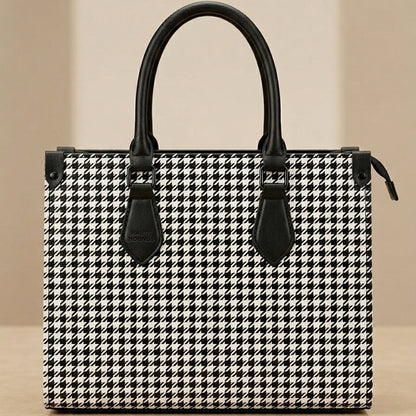 Classic Checkered Tote Bag for Women