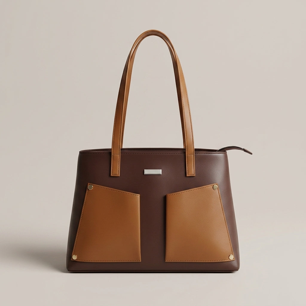 Premium Two-Tone Tote Bag for Women