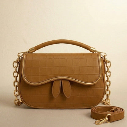 Leather Printed Shoulder Bag