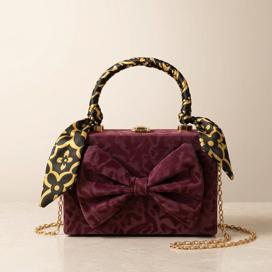 Premium Cow Handbag with Gold Handle – Stylish & Durable Ladies Handbag