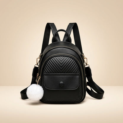 Modern Leather Crossbody Backpack for Girls