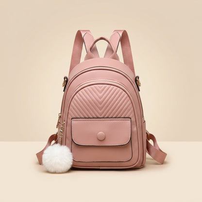 Modern Leather Crossbody Backpack for Girls