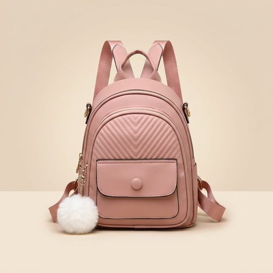 Modern Leather Crossbody Backpack for Girls