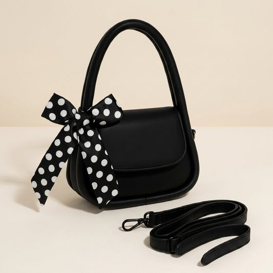 Girls PU Leather Plain Hand Bag | Stylish & Durable Daily Use Purse | Lightweight Bag