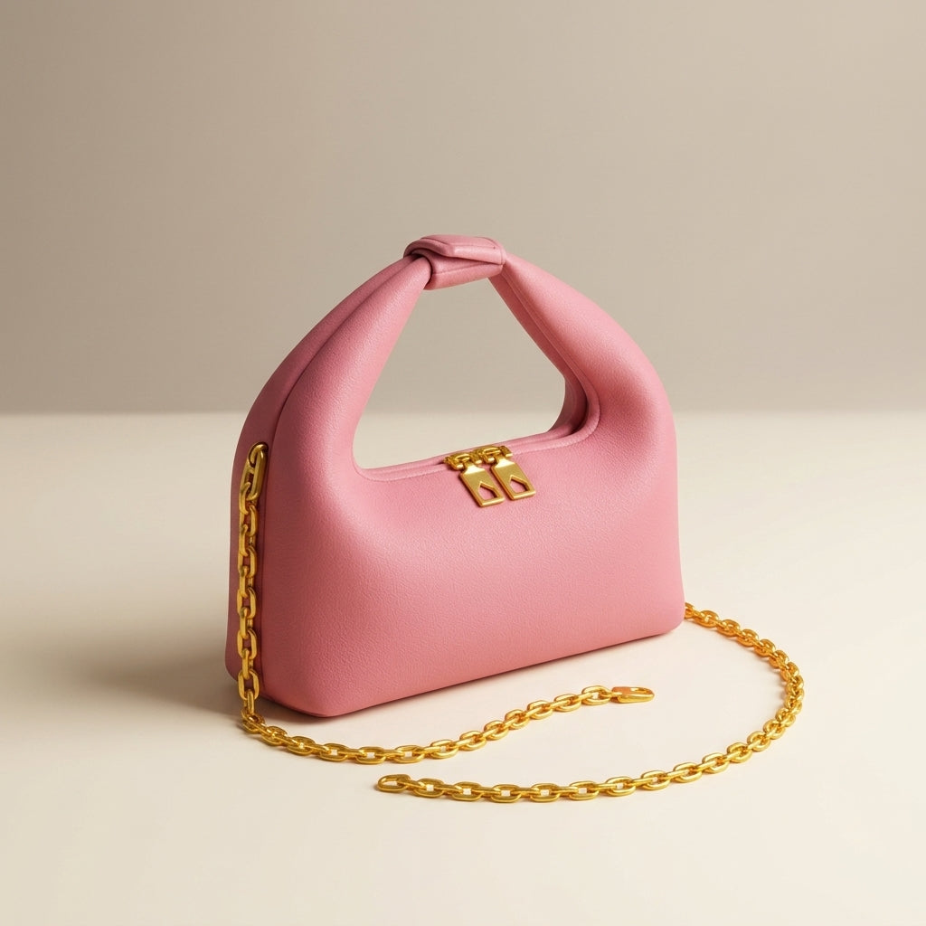 Women’s Leather Plain Shoulder Bag