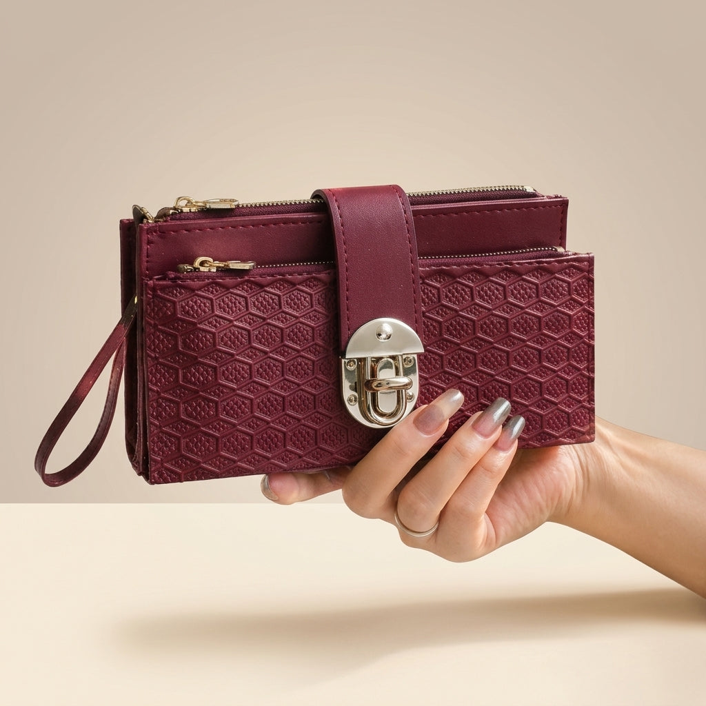 Medium PU Leather Crossbody Bag