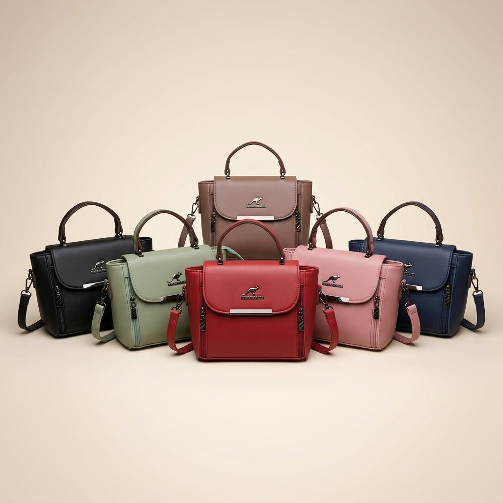Brown Kangaroo Crossbody Bag