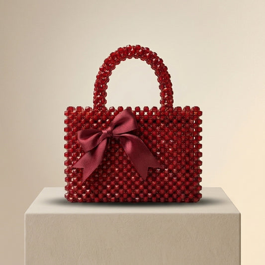Handmade Beaded Mini Handbag