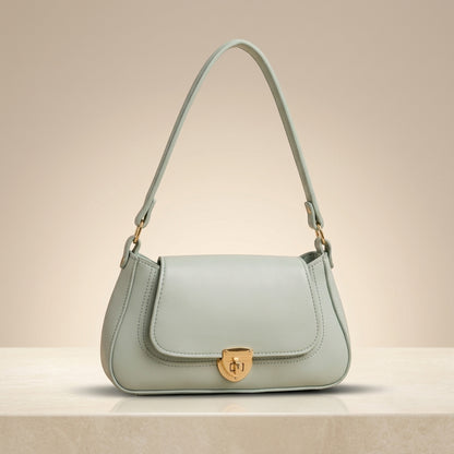 Trendy Brown Leather Handbag for Women