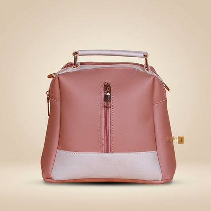 Fashionable Black & White Crossbody Shoulder Bag