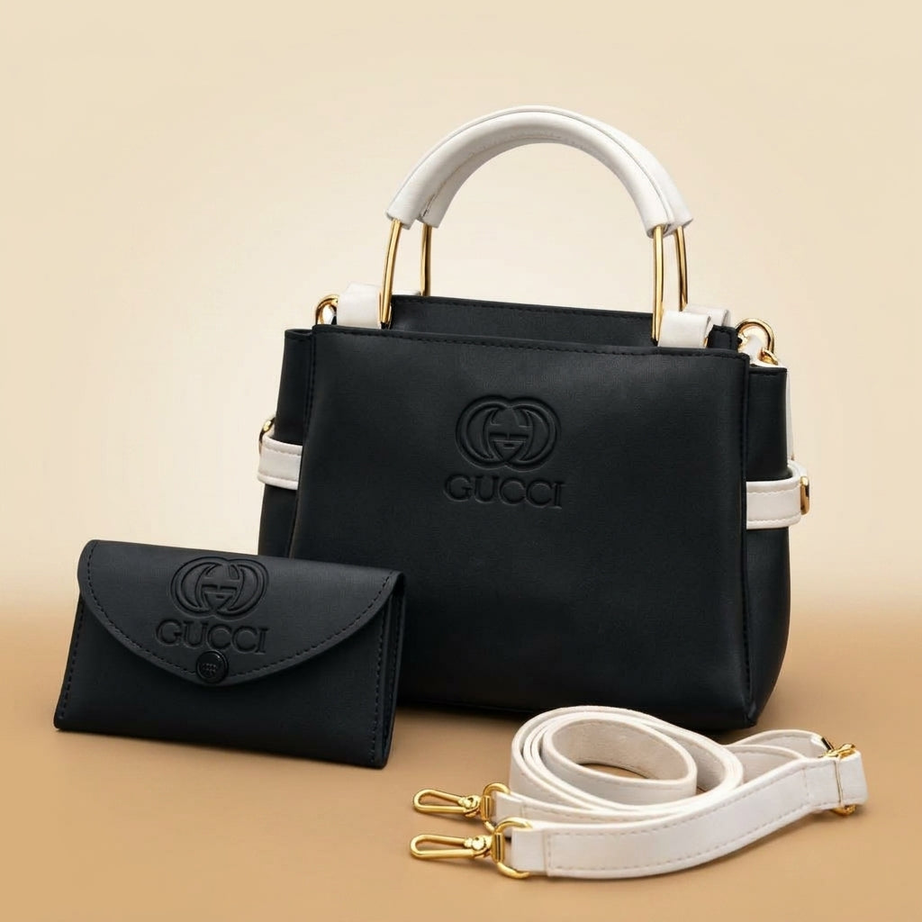 Stylish Cucca Handbag Set with Matching Wallet