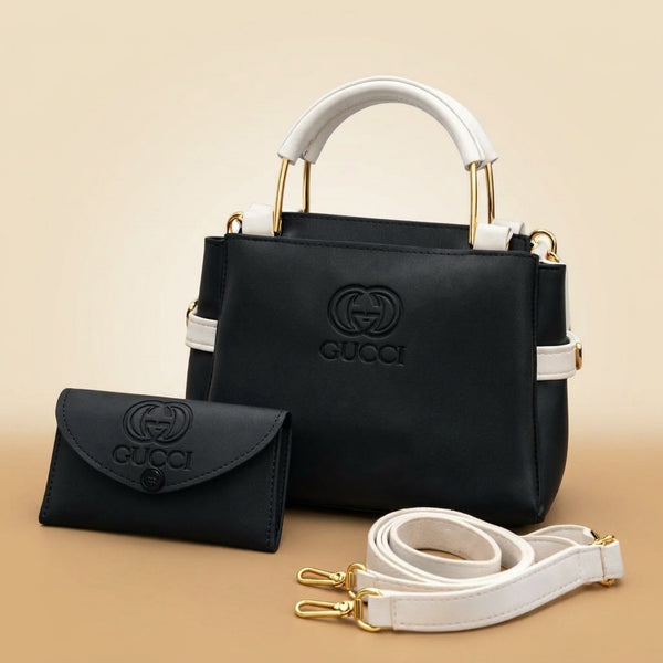 Stylish Cucca Handbag Set with Matching Wallet