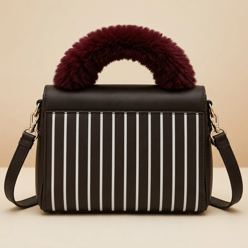 Stylish Gucci Inspired Rexine Printed Handbag