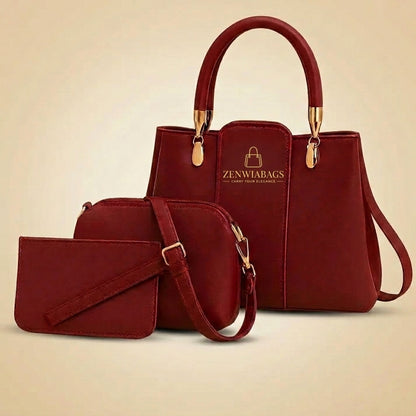 Chic 3-Piece Bag Set for Women