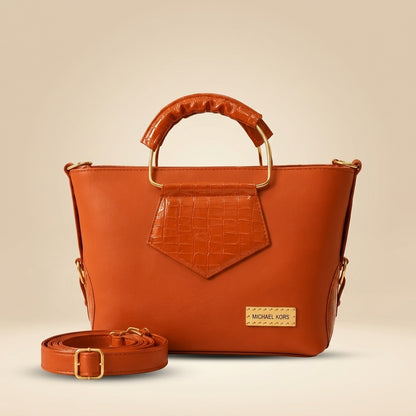 Trendy Women’s Embroidered Leather Handbag