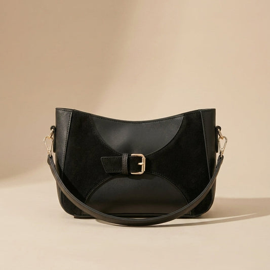 Elegant Buckle Shoulder Bag