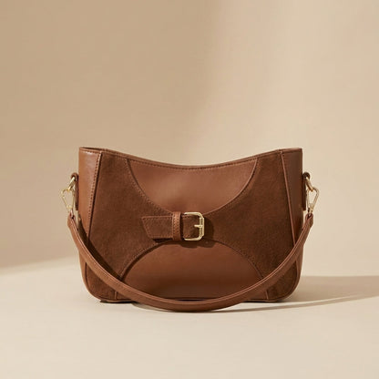 Elegant Buckle Shoulder Bag