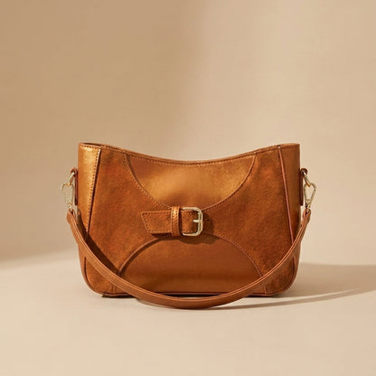 Elegant Buckle Shoulder Bag