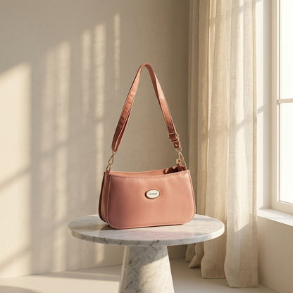 Zenwia Classic Shoulder Bag – Premium Vegan Leather Handbag for Women