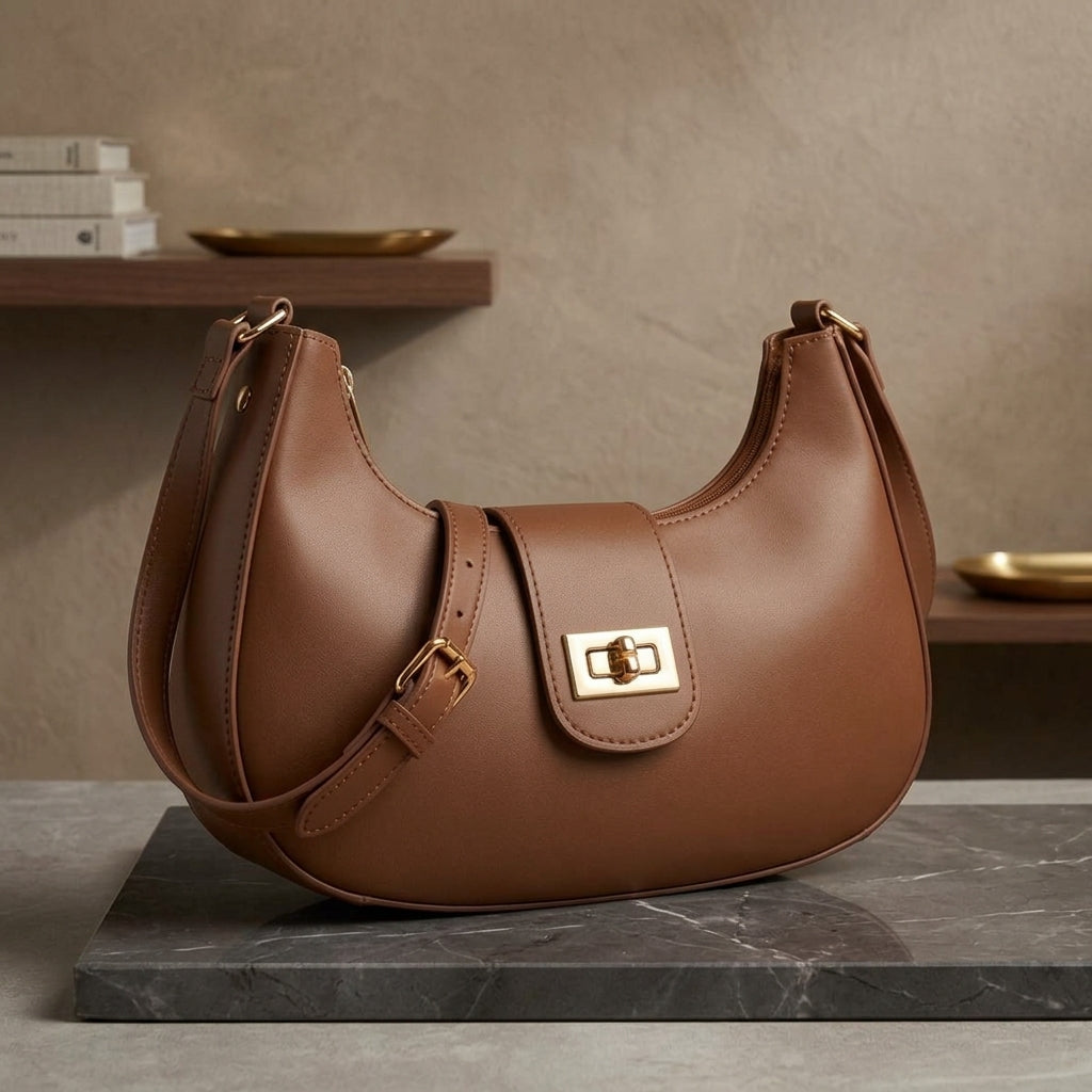 Fashionable Crescent Moon ShoulderBag
