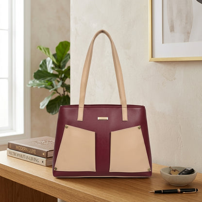 Premium Two-Tone Tote Bag for Women