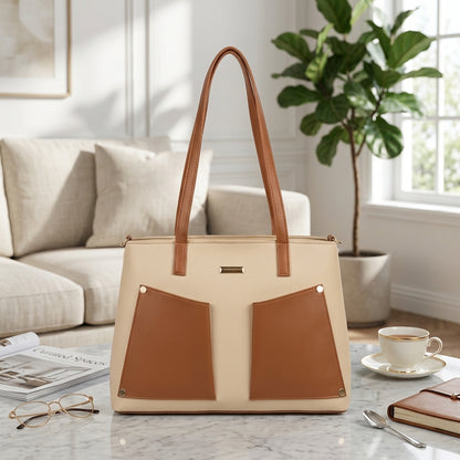 Premium Two-Tone Tote Bag for Women