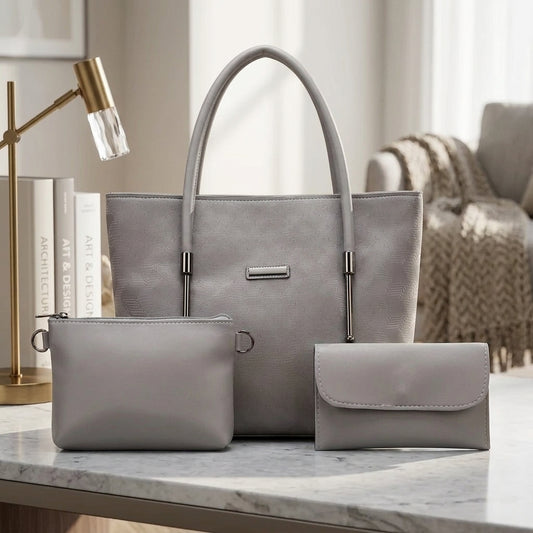 Premium 3 Pcs Shoulder Bag Set for Women