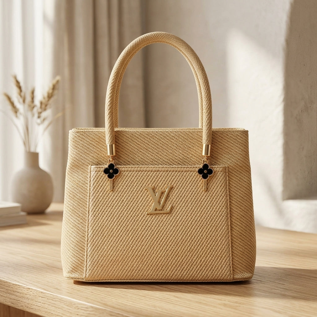 Elegant Designer Top Handle Handbag