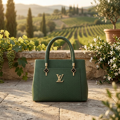 Elegant Designer Top Handle Handbag