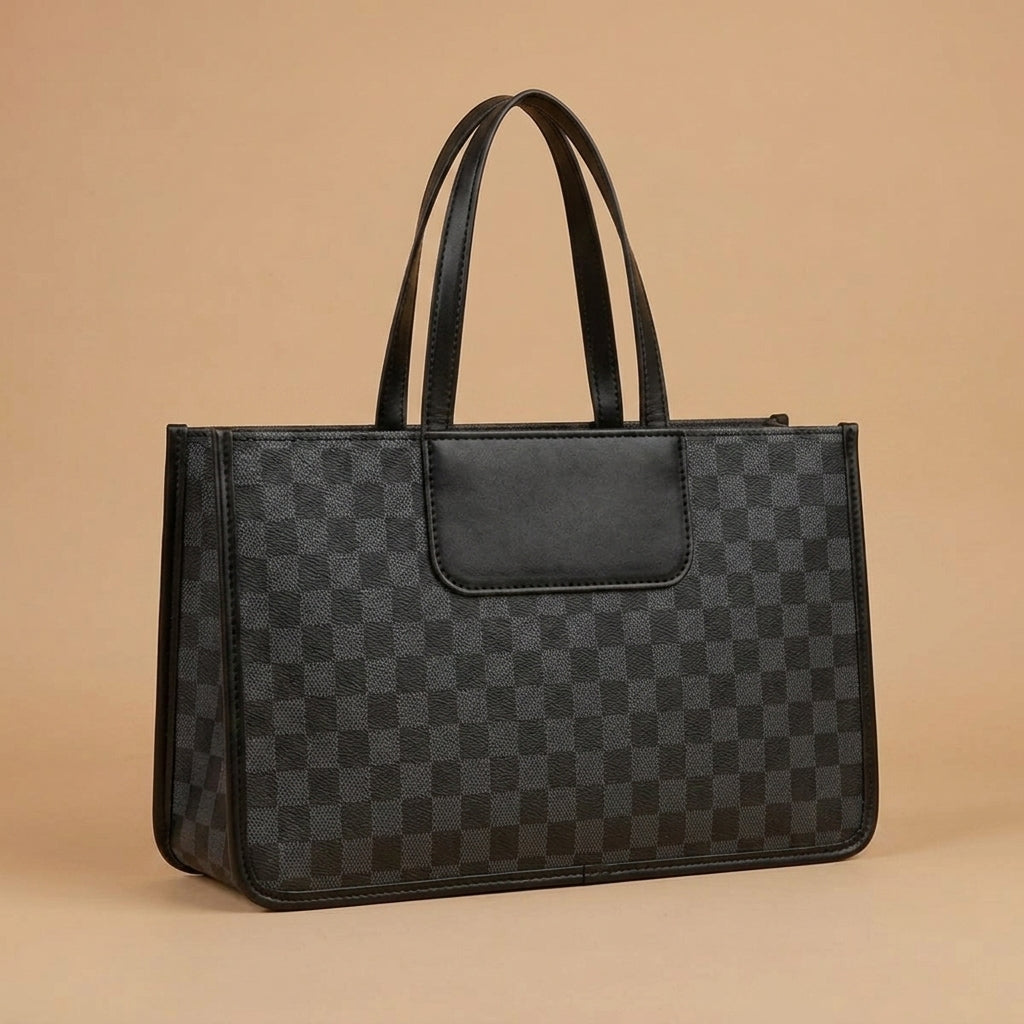 Luxury Checked Pattern Everyday Shoulder Bag